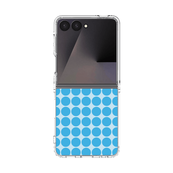 クリアケース［ Big Dot - Blue ］