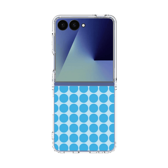 クリアケース［ Big Dot - Blue ］