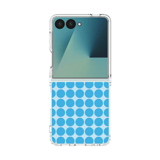 クリアケース［ Big Dot - Blue ］