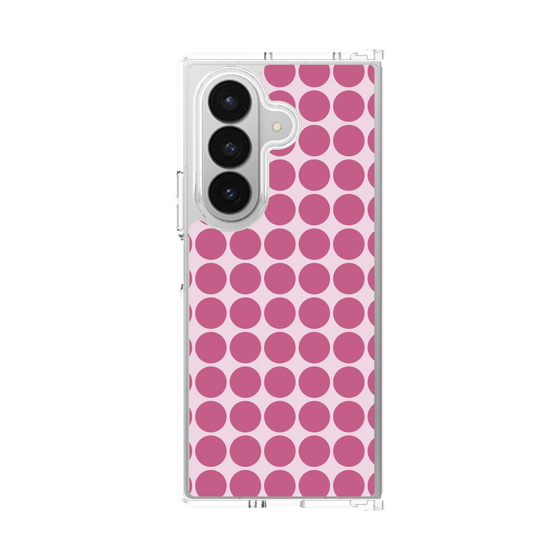 クリアケース［ Big Dot - Pink ］