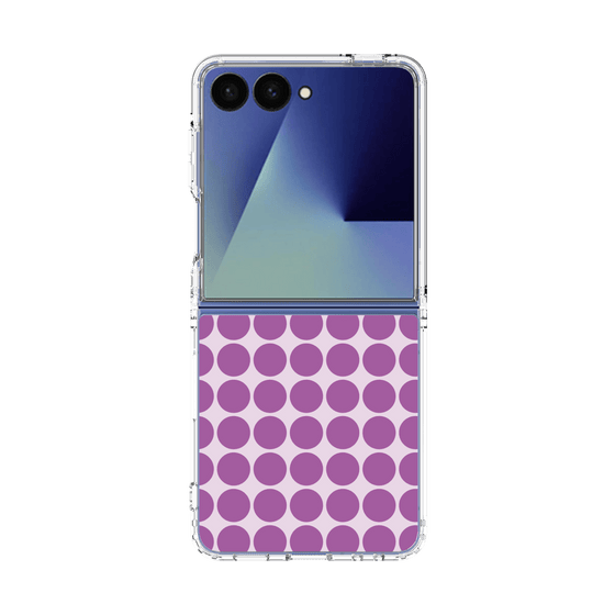 クリアケース［ Big Dot - Purple ］