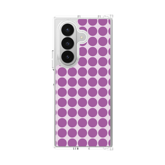 クリアケース［ Big Dot - Purple ］