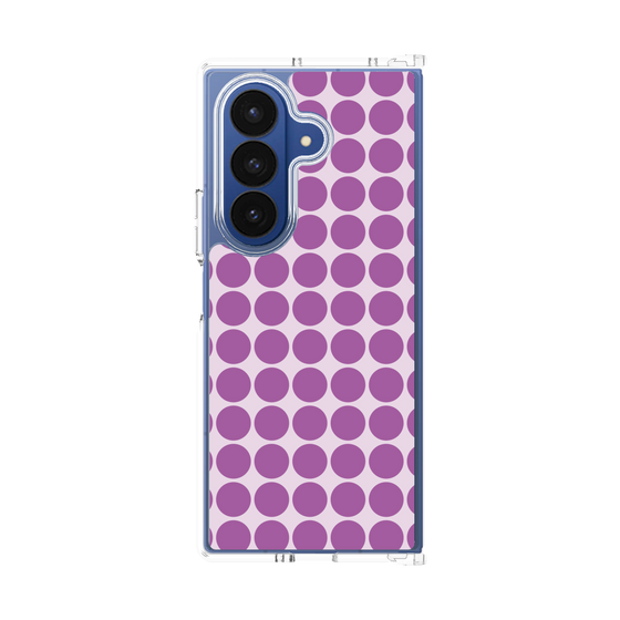 クリアケース［ Big Dot - Purple ］