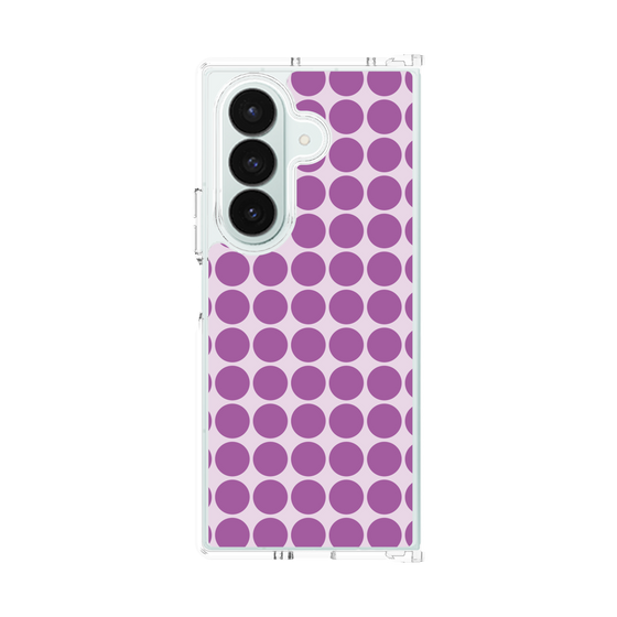 クリアケース［ Big Dot - Purple ］