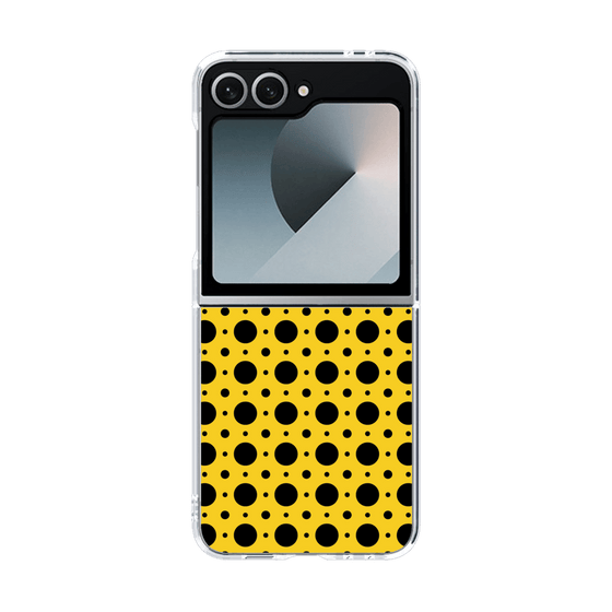 クリアケース［ Shower Dot - Yellow ］