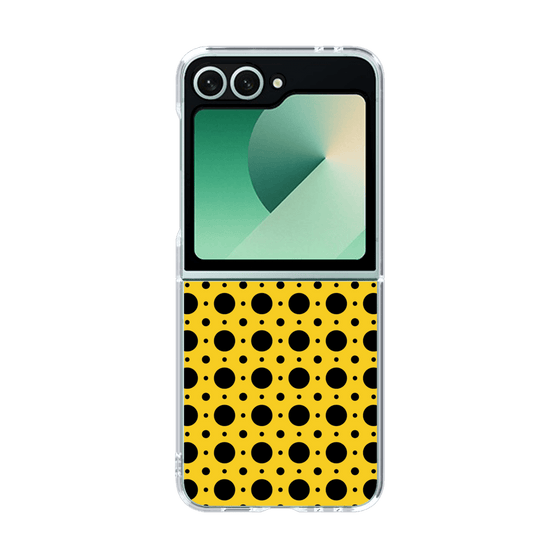 クリアケース［ Shower Dot - Yellow ］