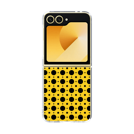 クリアケース［ Shower Dot - Yellow ］