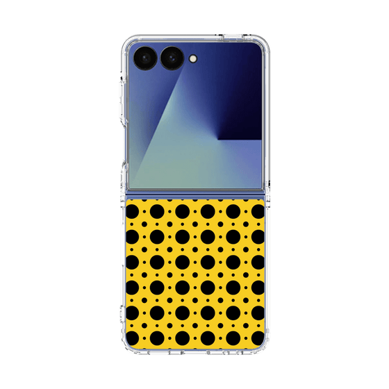 クリアケース［ Shower Dot - Yellow ］