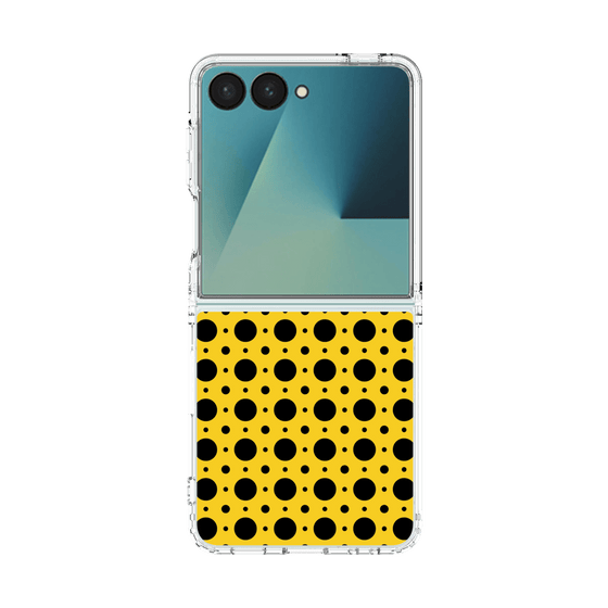 クリアケース［ Shower Dot - Yellow ］