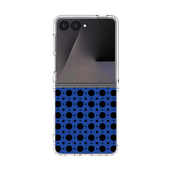 クリアケース［ Shower Dot - Blue ］