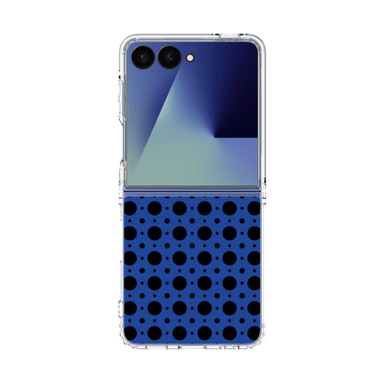 クリアケース［ Shower Dot - Blue ］