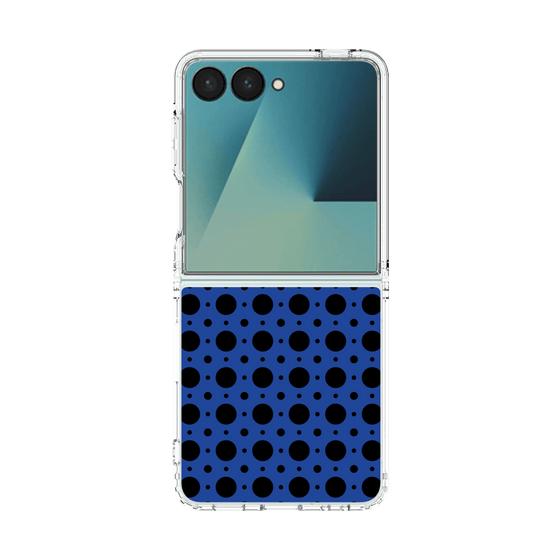 クリアケース［ Shower Dot - Blue ］