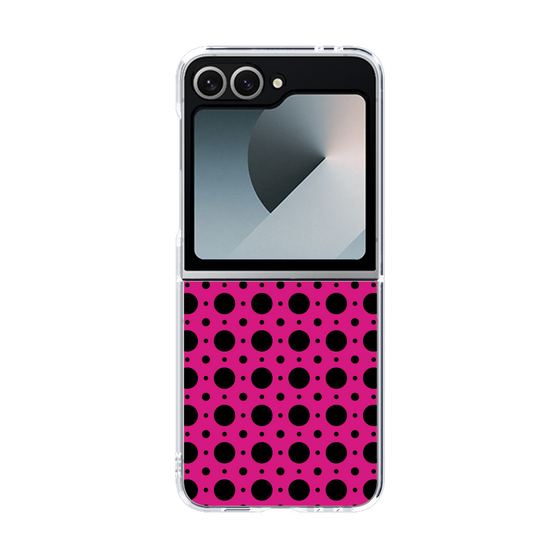 クリアケース［ Shower Dot - Pink ］