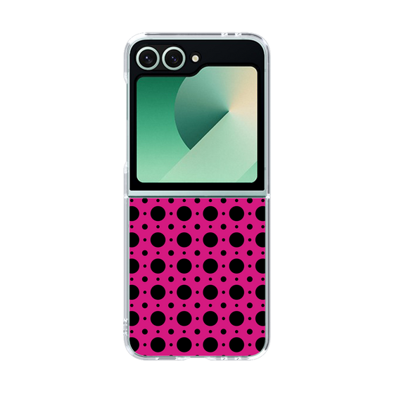 クリアケース［ Shower Dot - Pink ］