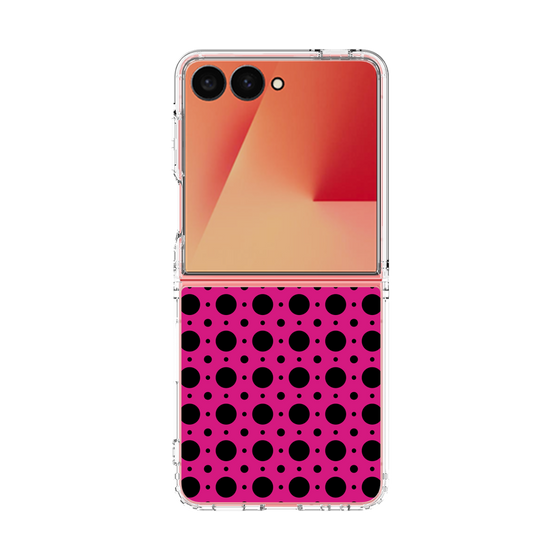 クリアケース［ Shower Dot - Pink ］