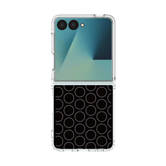 クリアケース［ Dot Circle - Black ］