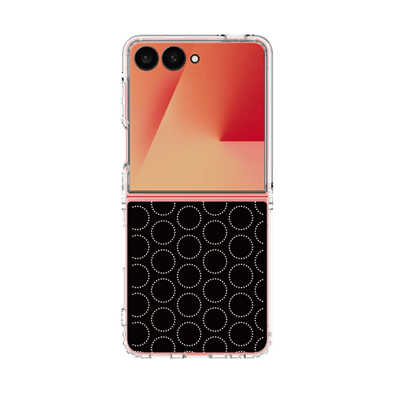クリアケース［ Dot Circle - Black ］