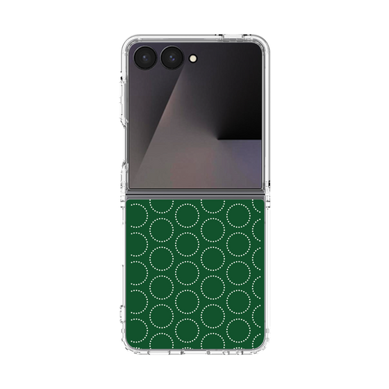 クリアケース［ Dot Circle - Green ］