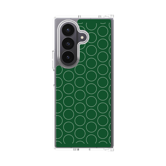 クリアケース［ Dot Circle - Green ］