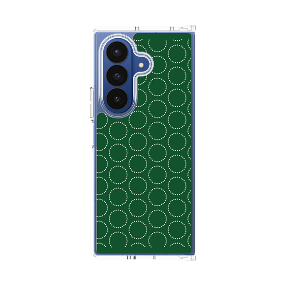 クリアケース［ Dot Circle - Green ］