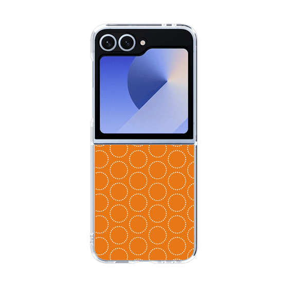 クリアケース［ Dot Circle - Orange ］