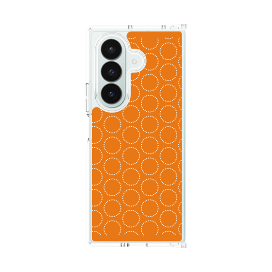 クリアケース［ Dot Circle - Orange ］