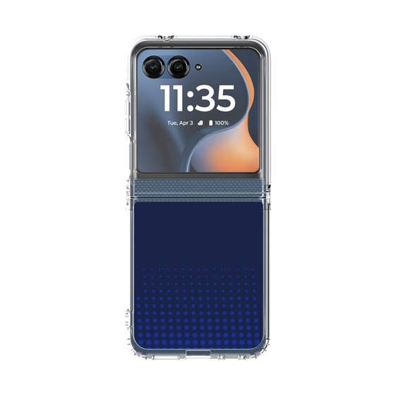 クリアケース［ Dot Gradation - Blue ］