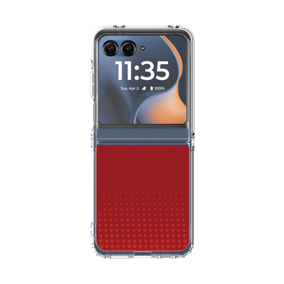 クリアケース［ Dot Gradation - Red ］