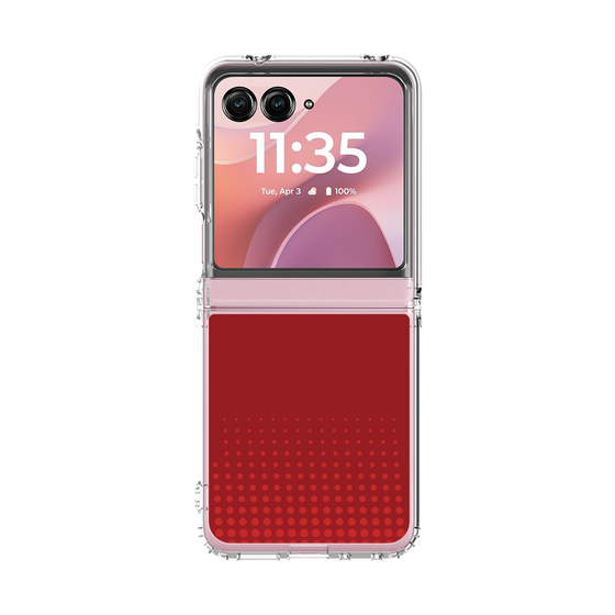 クリアケース［ Dot Gradation - Red ］