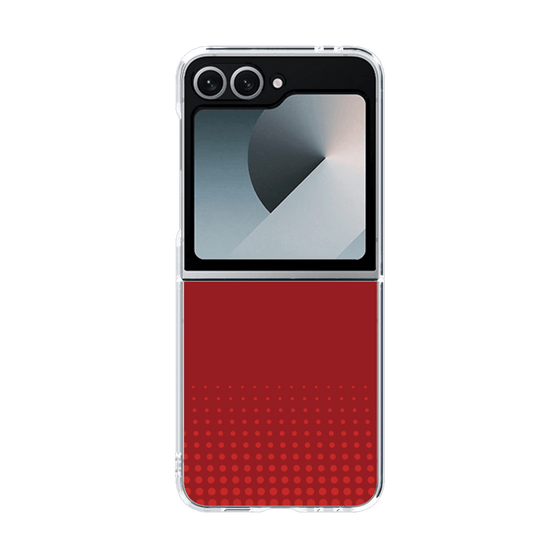 クリアケース［ Dot Gradation - Red ］
