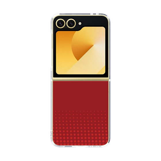 クリアケース［ Dot Gradation - Red ］