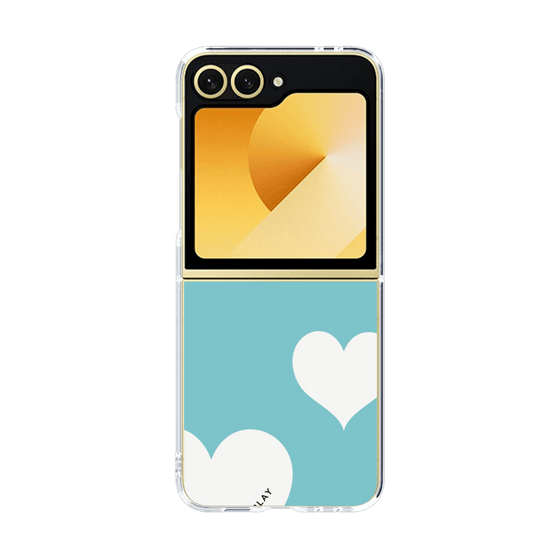 クリアケース［ Two Hearts - Blue ］
