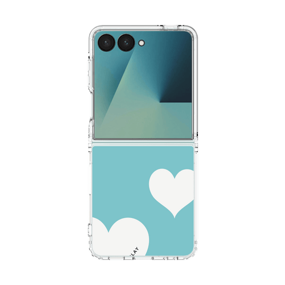 クリアケース［ Two Hearts - Blue ］