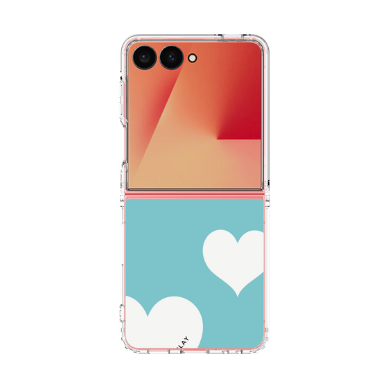 クリアケース［ Two Hearts - Blue ］