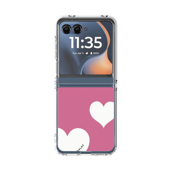 クリアケース［ Two Hearts - Pink ］
