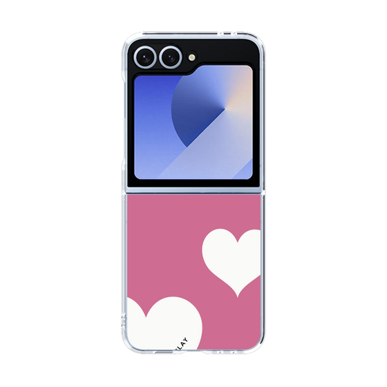 クリアケース［ Two Hearts - Pink ］