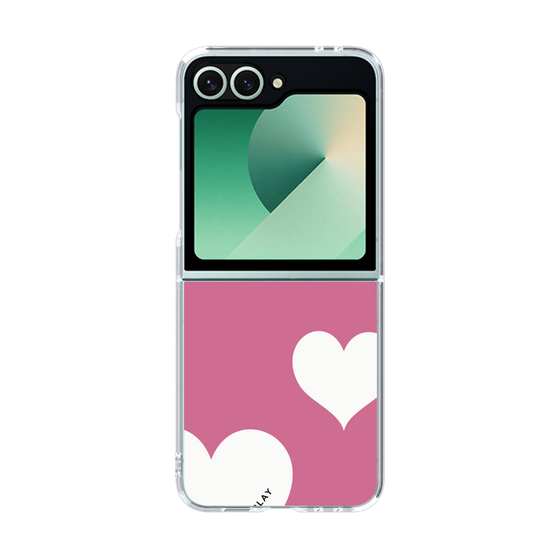 クリアケース［ Two Hearts - Pink ］