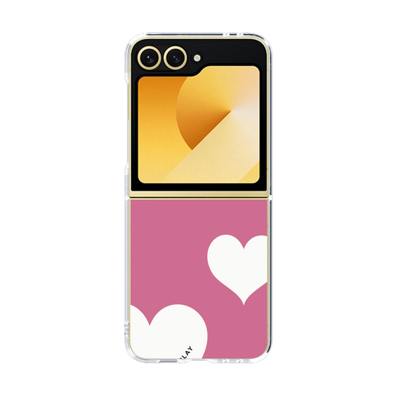 クリアケース［ Two Hearts - Pink ］