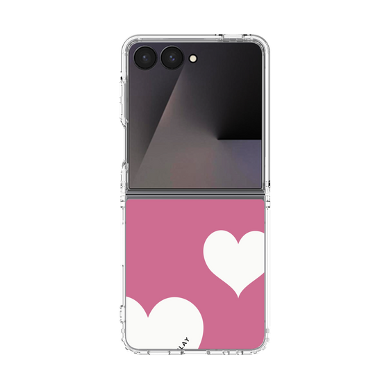 クリアケース［ Two Hearts - Pink ］