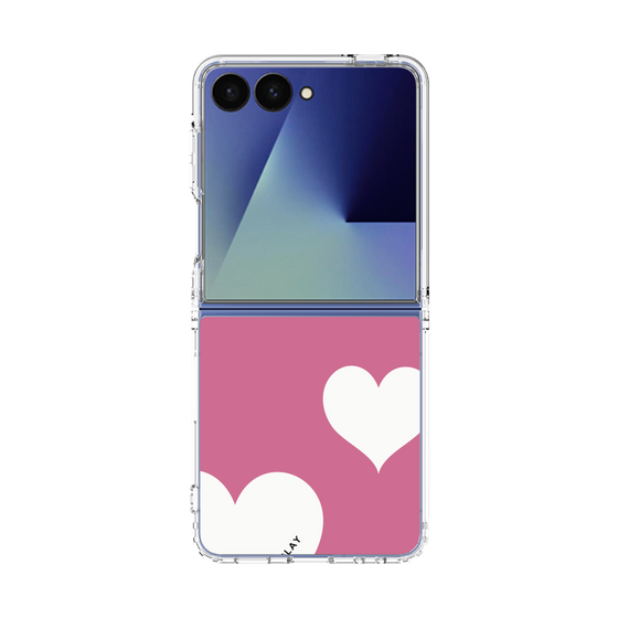 クリアケース［ Two Hearts - Pink ］