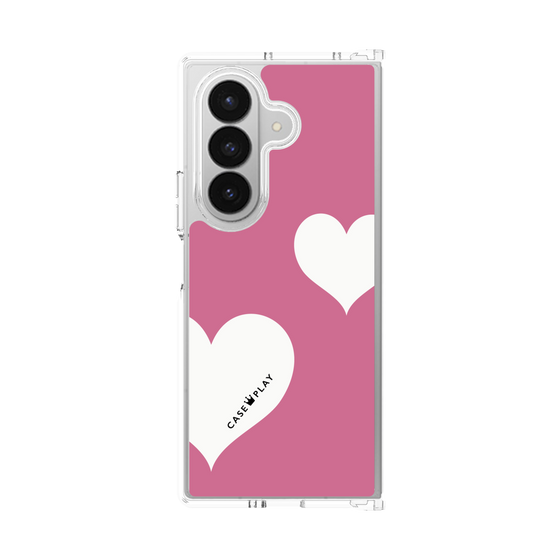 クリアケース［ Two Hearts - Pink ］