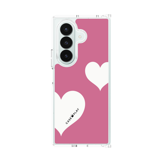 クリアケース［ Two Hearts - Pink ］
