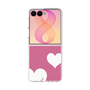 クリアケース［ Two Hearts - Pink ］