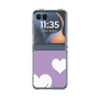 クリアケース［ Two Hearts - Purple ］