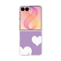 クリアケース［ Two Hearts - Purple ］