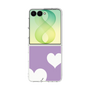 クリアケース［ Two Hearts - Purple ］