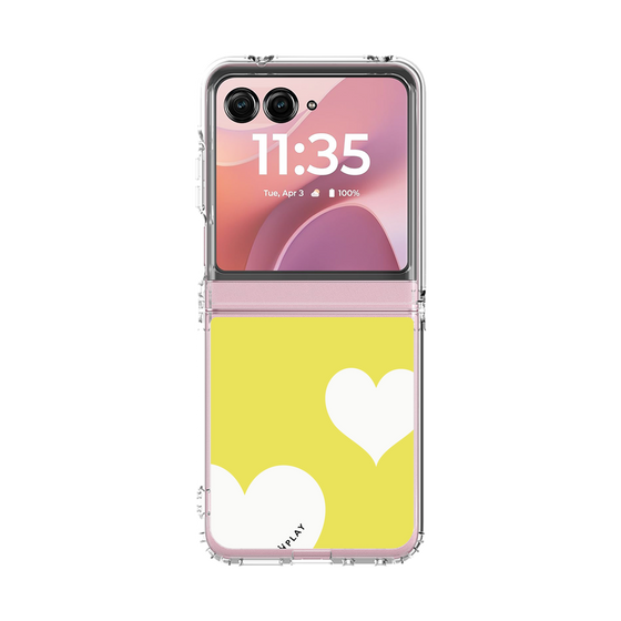 クリアケース［ Two Hearts - Yellow ］