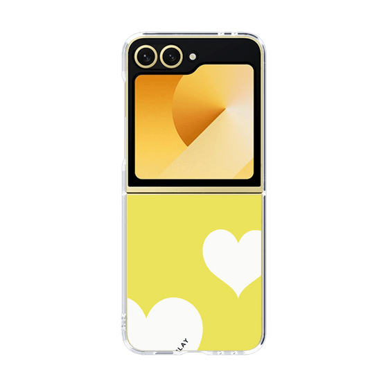 クリアケース［ Two Hearts - Yellow ］