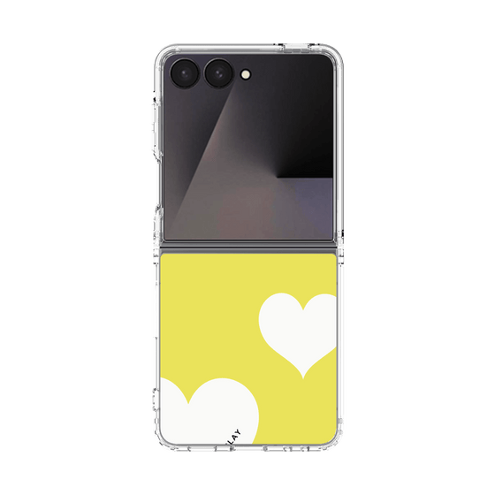 クリアケース［ Two Hearts - Yellow ］