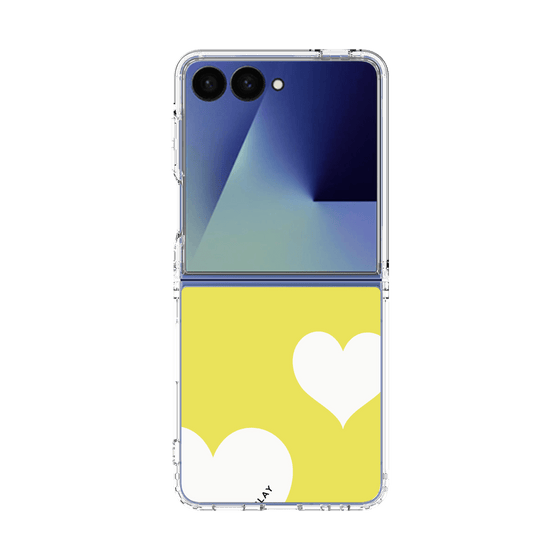 クリアケース［ Two Hearts - Yellow ］